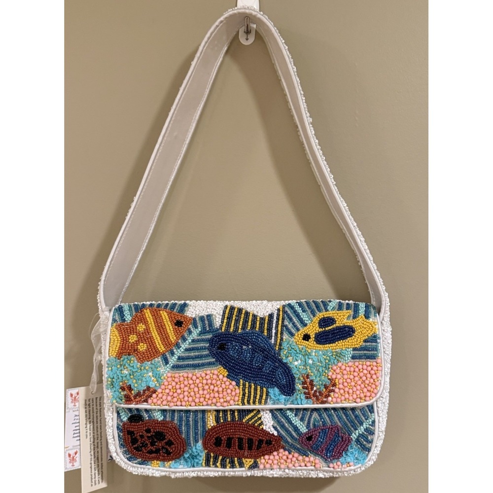 Viral Made In India Beaded Tropical Fish Bag